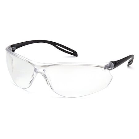 Pyramex Neshoba, Safety Glasses, Anti-Fog & Anti-Scratch, Clear Lens, Frameless S9710ST